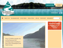Tablet Screenshot of delawareriverkeeper.org